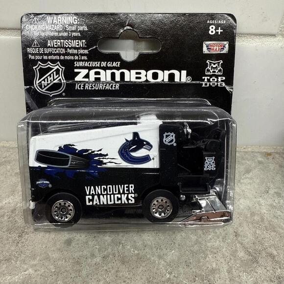 NHL Vancouver Canucks 1:50 Scale Zamboni - Collectible Motor Max - New in pkg - Picture 1 of 6